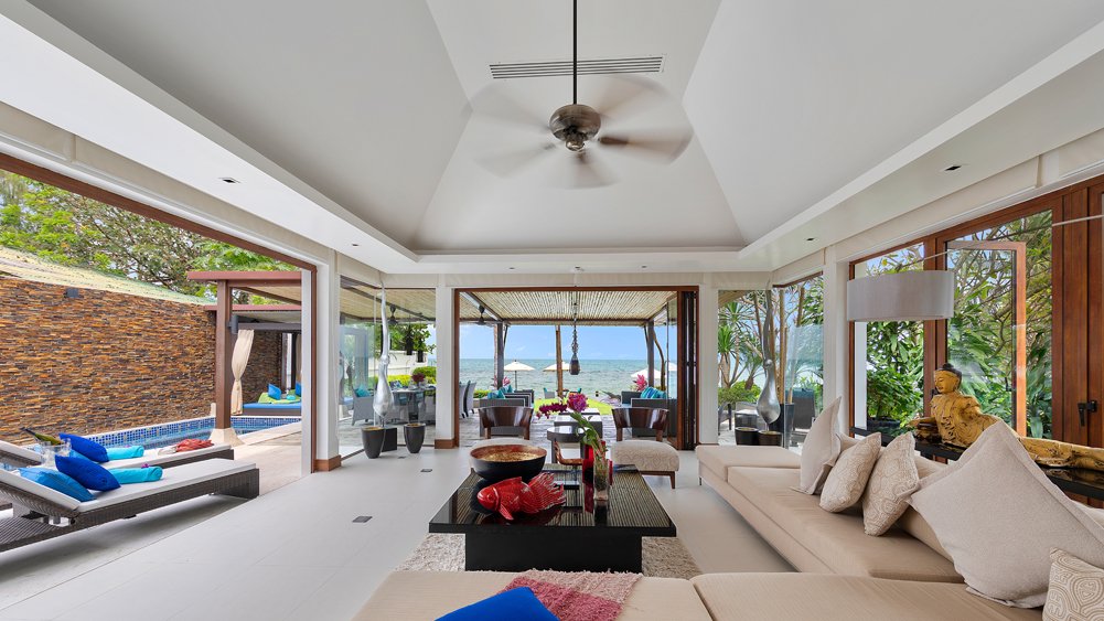 Villa Chi Samui at Lotus Samui - Comfortable open plan living area